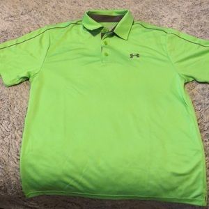 Under Armour HeatGear Shirt Light Green Size L